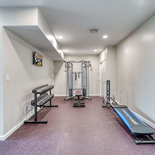 Basement Workout Room & Bathroom in New Freedom, PA 